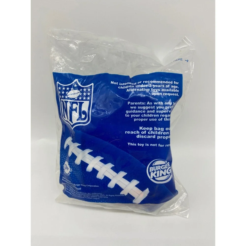 Burger King NFL Bobblehead Gold Brown 2006 Sealed King Mascot Figure‎